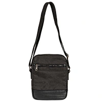 Vertical Polyester Crossbody Bag